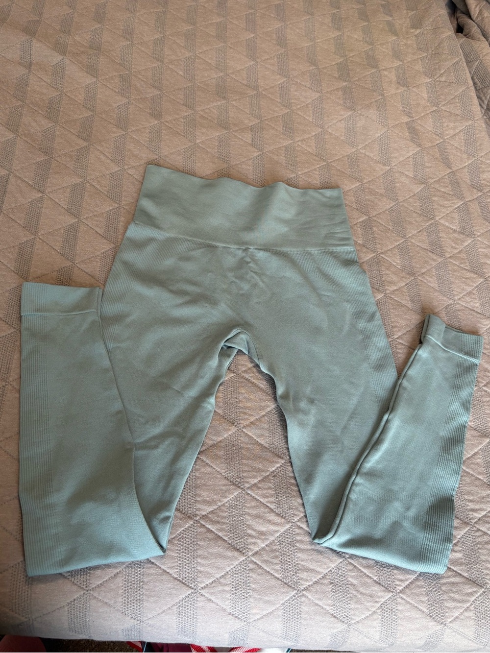 SET Active Women's High-Waist Leggings in Sage Green